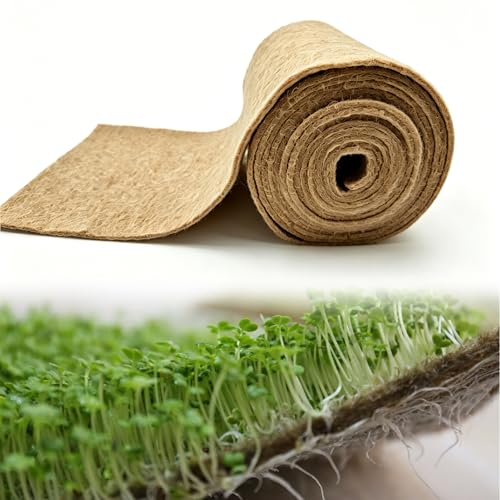 YakAzul 1 Roll 10" x 100" Microgreen Growing Trays Mat,