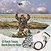 Vecacosic Texas Duck Decoy Rigs Weights Tangle Free Duck Hunting Decoy Rigs with A Large Gold Padded Carabiner, Waterfowl Decoy Rigs Anchors for Duck Hunting 12pack (4 OZ 32 in)