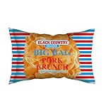 Big Bag Pork Scratchings (Pork Crunch) 15 x 80g Hanging Bag Great for The Keto Diet