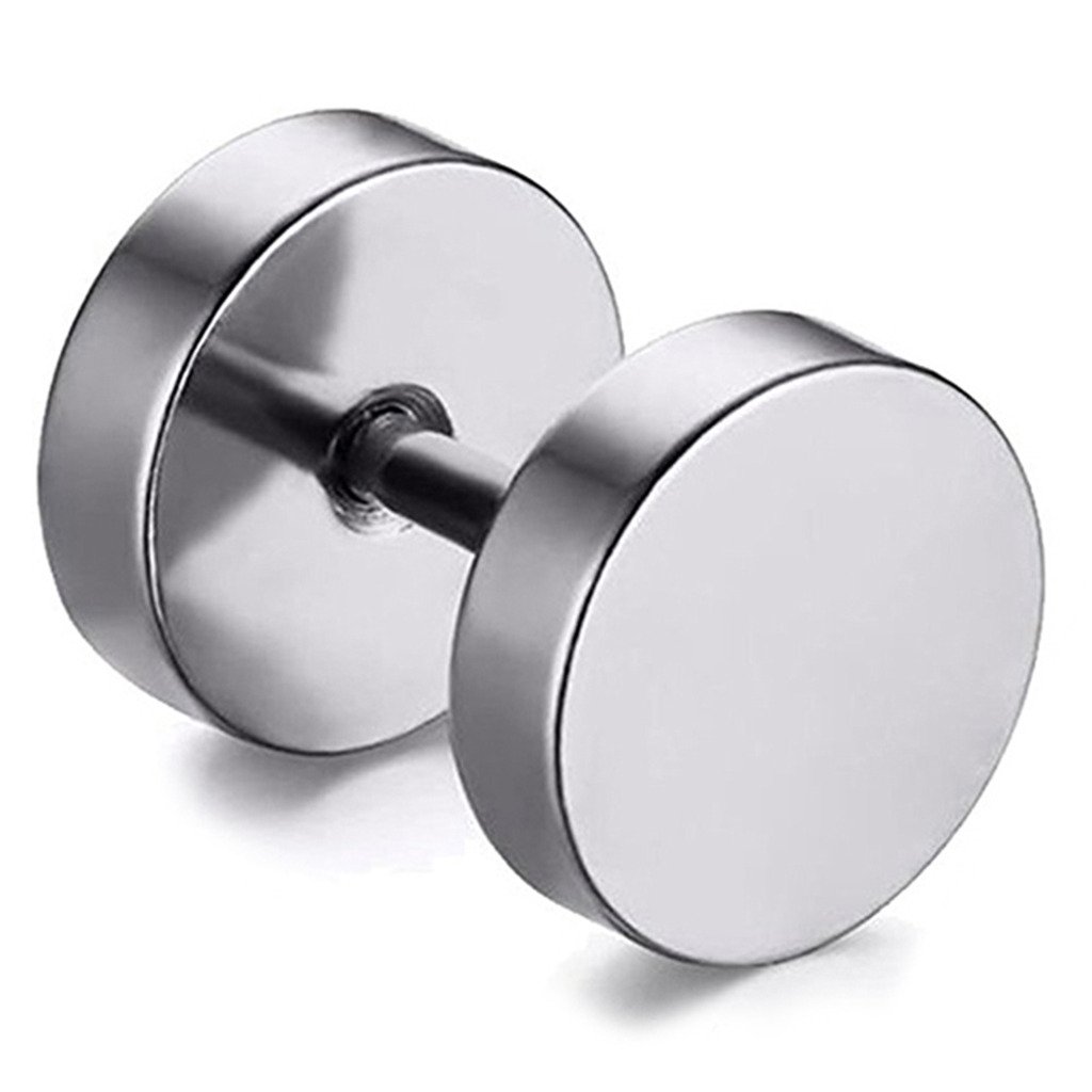 Peora 10 mm Stainless Steel Silver Stud Earrings For Men Boys (B07CXFGVSN) Amazon Price History, Amazon Price Tracker