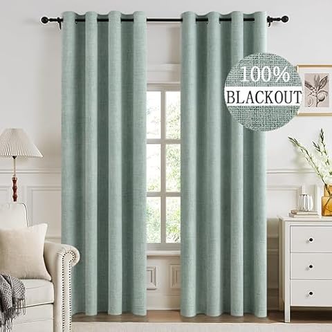 Rideaux Opaques MIULEE en Lin Cover