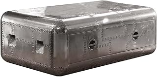 Acme Brancaster Square Coffee Table in Aluminum