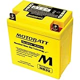 MotoBatt DB Electrical MB3U New Battery For Motobatt 3.8Ah, Xl600R 600Cc 1983-1987, Xl500R 1982, Xl350R 1984-1985, Xl250R 1982-1987, Yam50 1985-2000, Xt250 1984 YB3LA YB3LB
