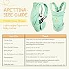 APETTINA Ergonomic Baby Carrier for Dad and Mom with Lumbar Support – Lightweight, Flexible Linen-Cotton Baby Carrier with Head Support, UV50 Summer Hood & Sherpa Winter Hood – Sage Green #5