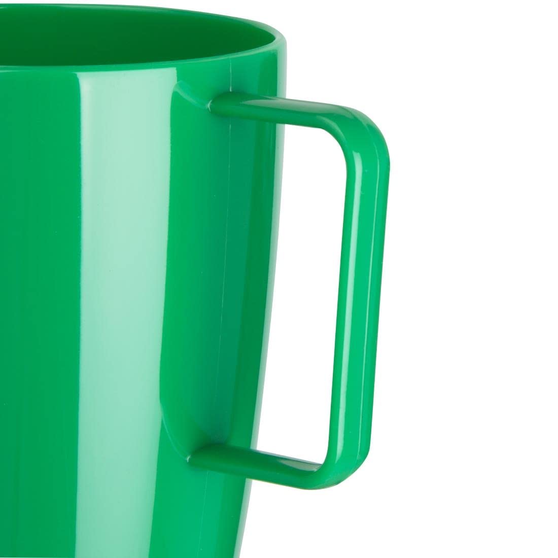 Kristallon ce287 policarbonato handled vaso, verde (Pack de 12)