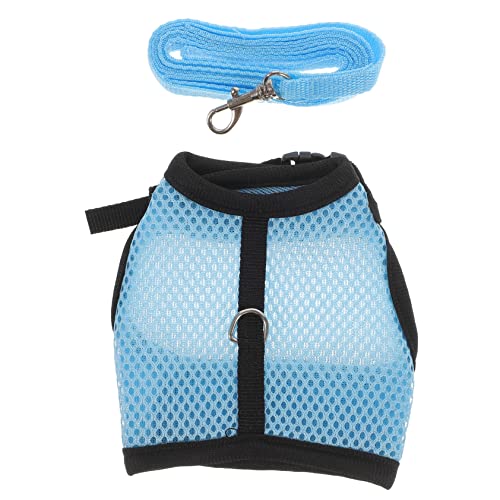 COSMEVIVI Guinea Pig and Rabbit Leash Harness Pulling Rope Lost Soft Fabric Decorative Lightweight for Indoor