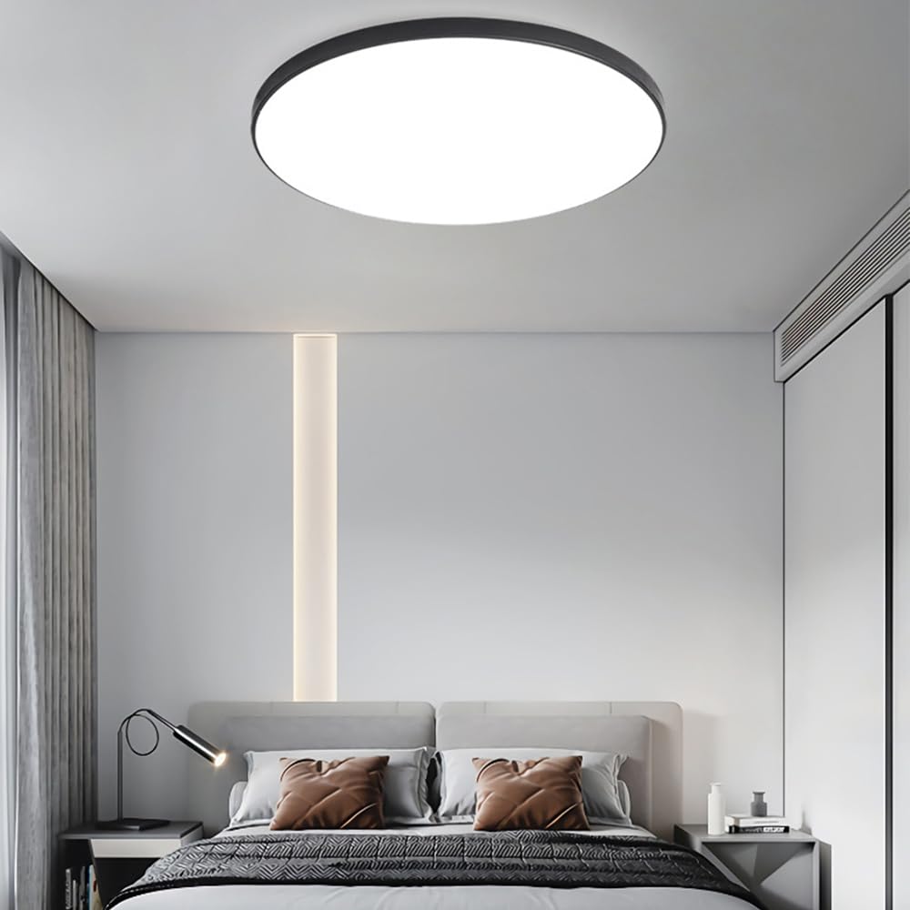 Lampka nocna z lampką sufitową, zimne białe światło, lampa sufitowa LED z radarowym czujnikiem ruchu, okrągła lampa sufitowa do kuchni, do łazienki, biura, balkonu, garażu