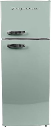 Frigidaire EFR753 Refrigerador retro de tamaño apartamento con congelador superior - Refrigerador de 2 puertas con 7.5 pies cúbicos de capacidad de