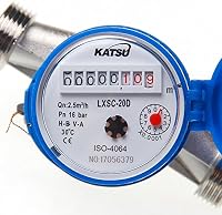 KATSU Tools vízáramlás mérő 20 mm réz vízóra 4