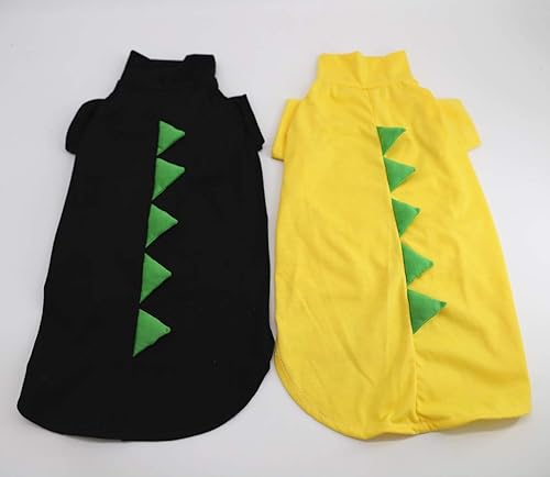 Miniatura 10 de Sphynx - Ropa para gatos sin pelo con diseño de dinosaurio, lindas camisas de algodón transpirable para verano, disfraz de gato, ropa para mascotas,