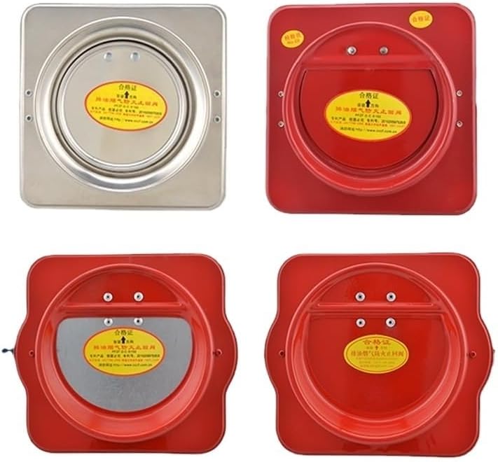 Stainless steel public flue fire check valve kitchen flue check valve range hood(Stainless steel 160 and 180)