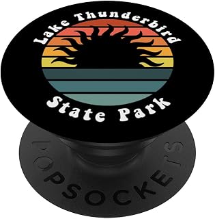 Lake Thunderbird State Park Oklahoma Camping Vacation PopSockets Standard PopGrip