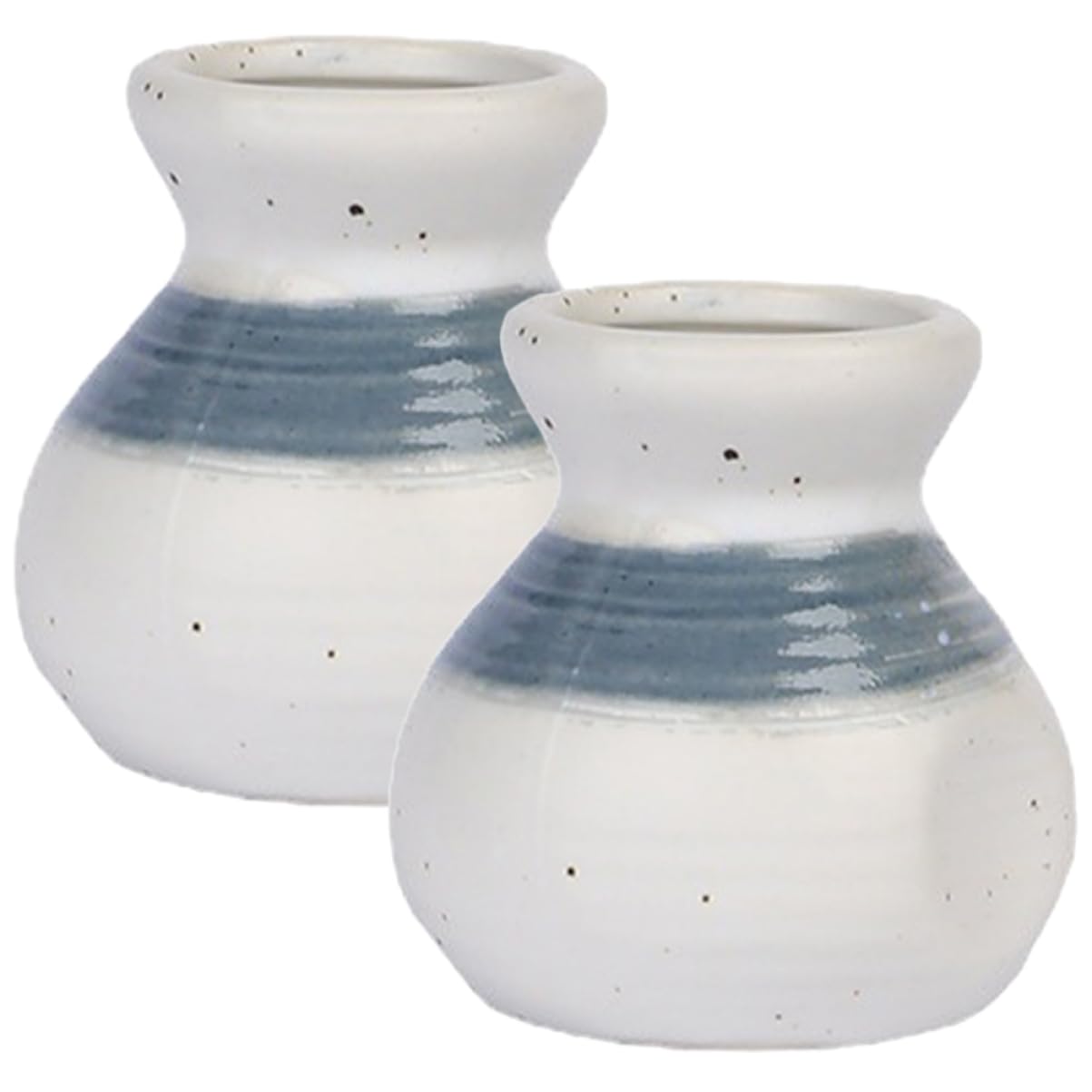 BESTYASH 2Pcs Rustic Ceramic Toothpick Holder Style Toothpick Storage Container for Home Restaurant Dustproof and Elegant Design and