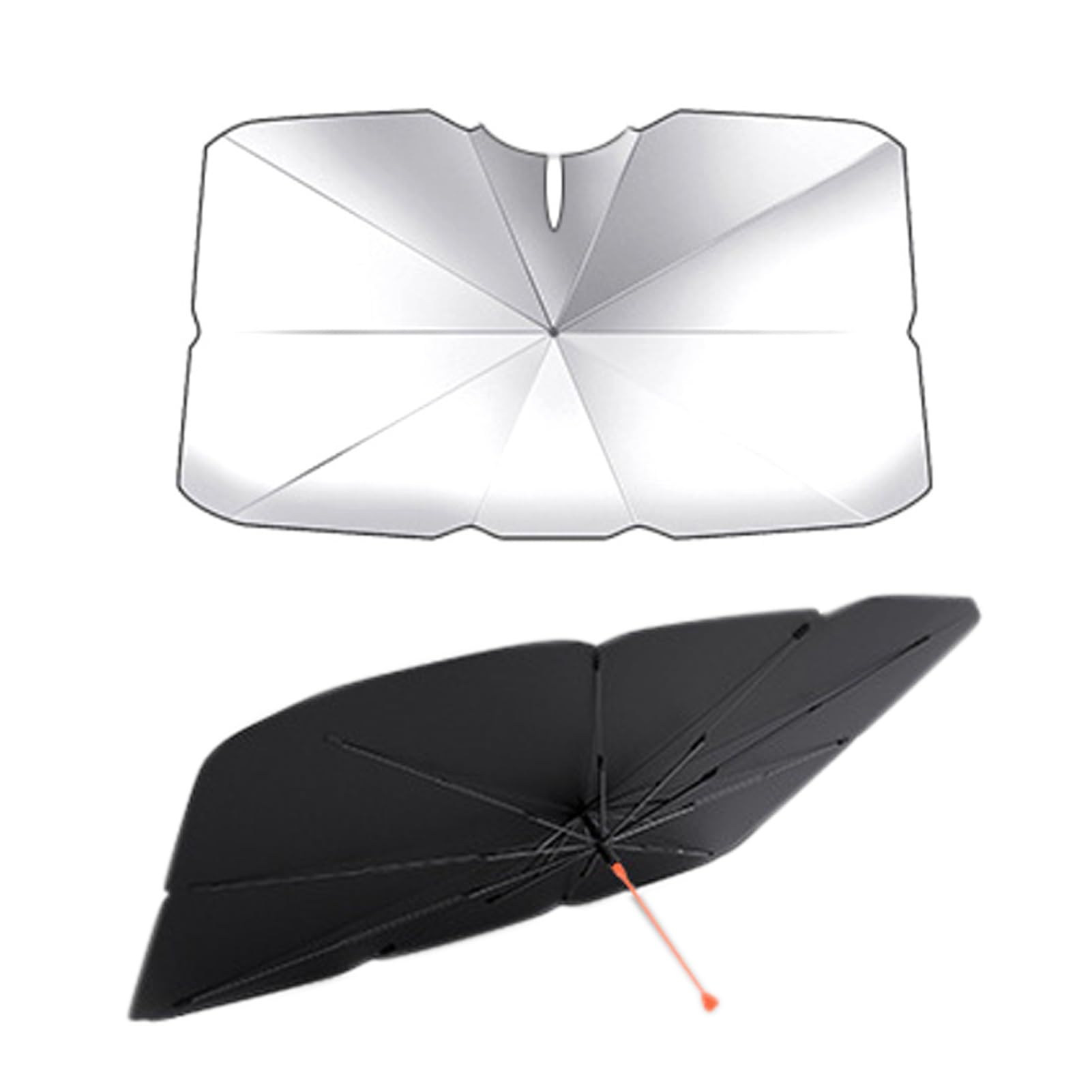 Coche Sun Shade Parabrisas De Coche Parasol Protección Solar Paraguas Plegable Auto Ventana Delantera Cubierta Coche Plegable Parasol