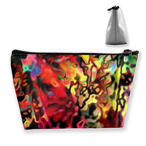 Preisvergleich Produktbild Monkey Green Leave, tragbare Telefonmünze Trapez-Kulturbeutel, Make-up-Reise, Kosmetiktasche Waschbeutel