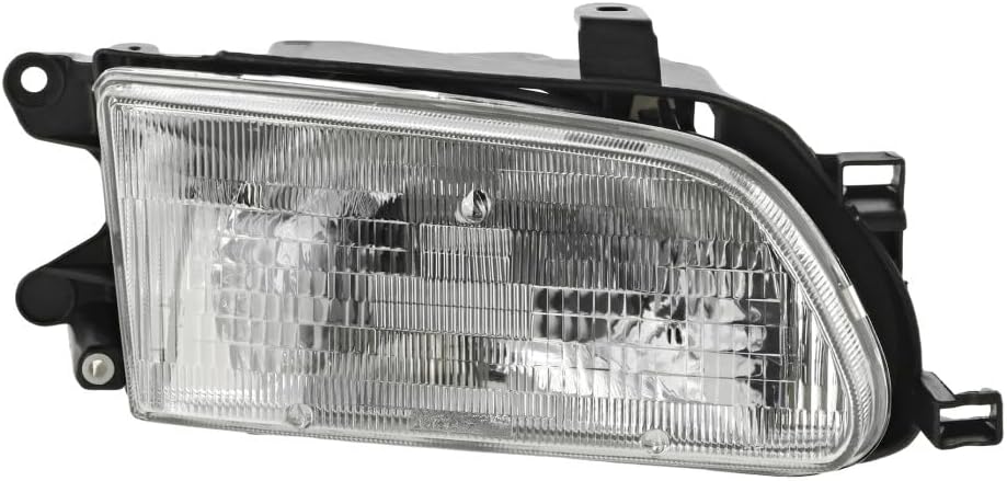 For 1995-1996 Toyota Tercel Headlight Driver and Passenger Side w/Bulbs TO2502111 TO2503111 - Replaces 81150-16550, 81110-16550