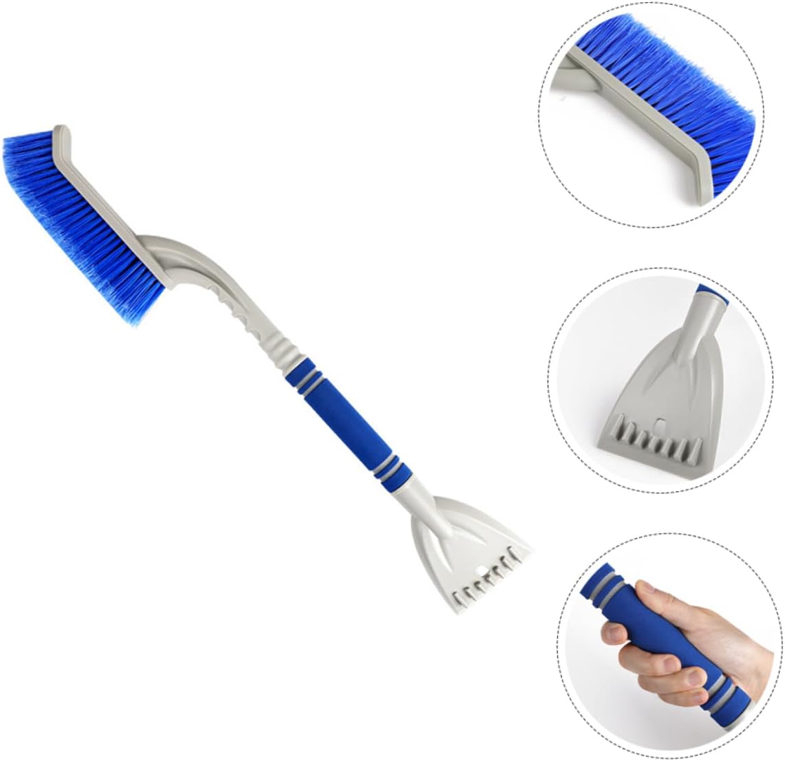 Yardwe Automotive Snow Breaker Snow Brush Ice Scraper Set Long-Handled for Winter Driving
