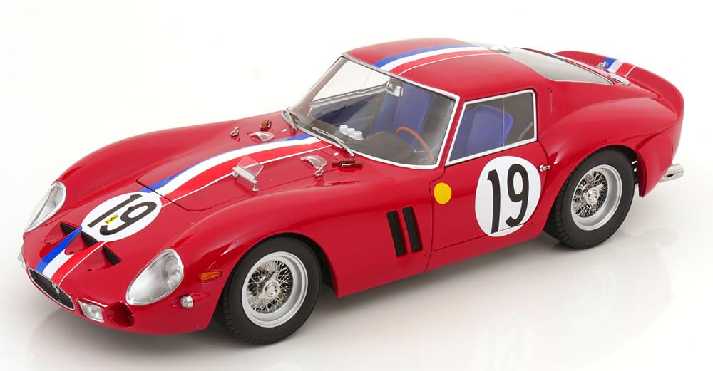 KK Scale KKDC120125 - Ferrar. 250 GTO #19 2nd Place 24H Le Mans 1962 - Scala 1/12 - Auto in Miniatura da Collezione