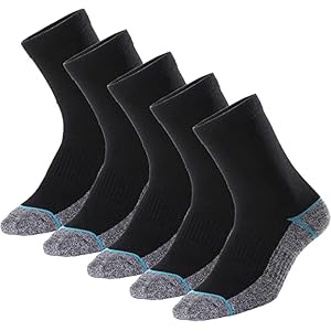 Koperen antibacteriële atletische sokken voor mannen en vrouwen vocht-lont, anti-slip kussen enkelsokken, blauw