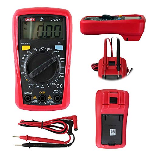 Image of UNI-T UT33D+ Reliable Digital Multimeter, Palm-sized, with non-contact voltage detection, for the field engineers