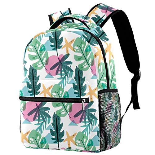 Sac à dos de voyage léger jaune motif banane fraises pour l'école