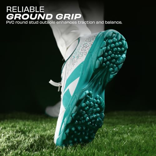 Image of Nivia Bounce Cricket Shoes | Mesh & TPU Upper | Cushioned EVA Insole | Durable PVC Outsole | Cricket Shoes for Men | Lightweight| Sports Shoes