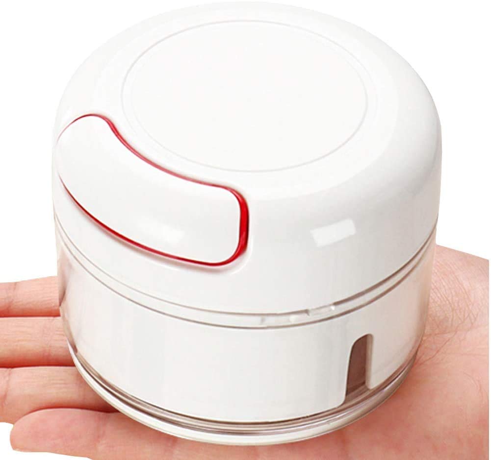 Garlic Grinder Mini Food Chopper Hand Pull Baby Food Masher Garlic Vegetable Grinder Press Meat Nuts Pepper Kitchen Tools