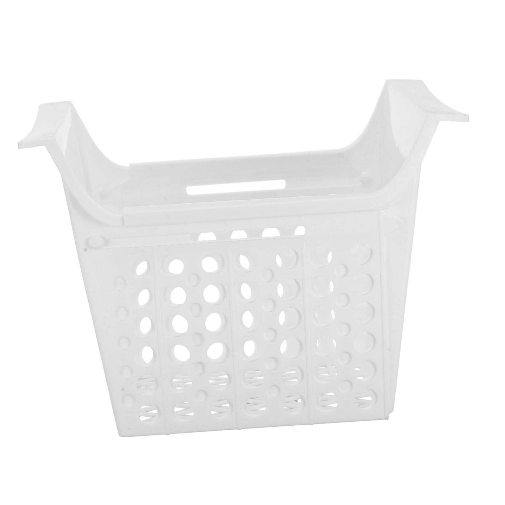 Homoyoyo Cesta Congelador Ajustable Orificios de Drenaje Organizador Expandible para Arcón y Refrigerador Diseño Moderno para Almacenamiento de Alimentos