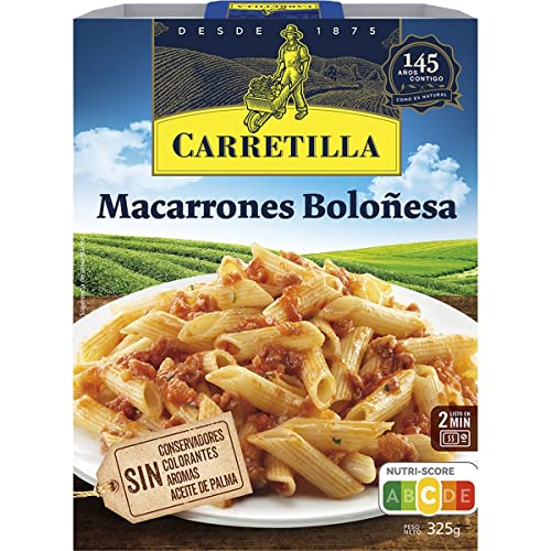 Carretilla Macarrones Boloñesa, 325g
