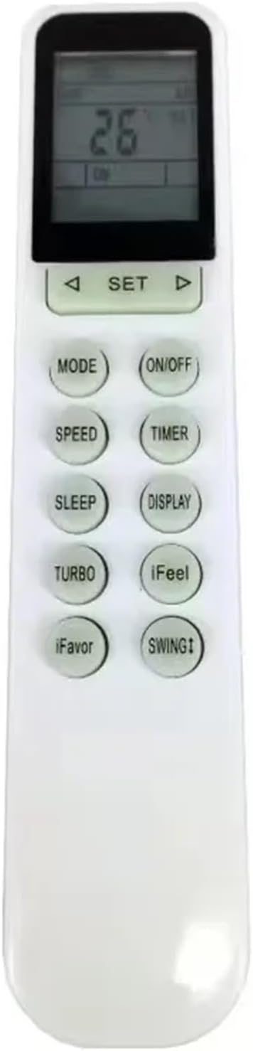 Compatible with air Conditioner Remote Controls: YKR-N/002E, YKR-N/001E, N/301, YKR-N/401E, YKR-N/301E
