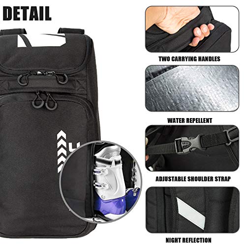 image for AUMTISC Ski-Backpack Boot-Bags Ski-Boot Bag - Ski Travel Boot for Flyi