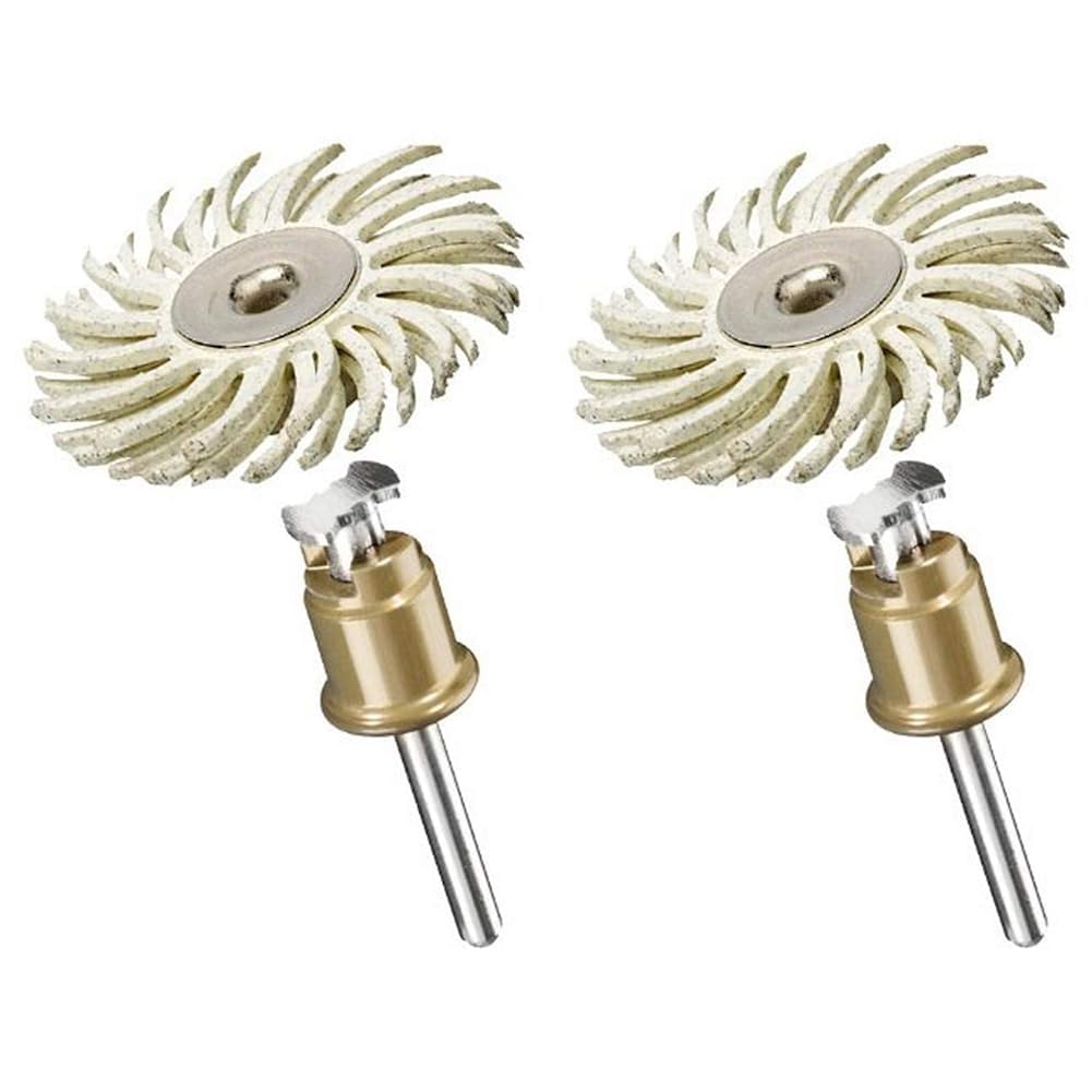 Dremel472S EZ SpeedClic Abrasive Brush (Grit 120) for Detail Cleaning and Light Sanding (Pack of 2)