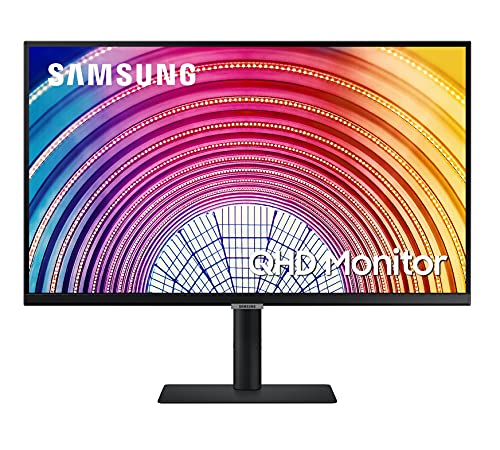 Image of Samsung 27-inch(68.47cm) QHD Monitor, IPS, Bezel Less Design, 1 Billion Colors, HDR10, HAS, Intelligent Eye Care, AMD FreeSync, FSC-Certified, Energy Saving (LS27A600NWWXXL, Black)