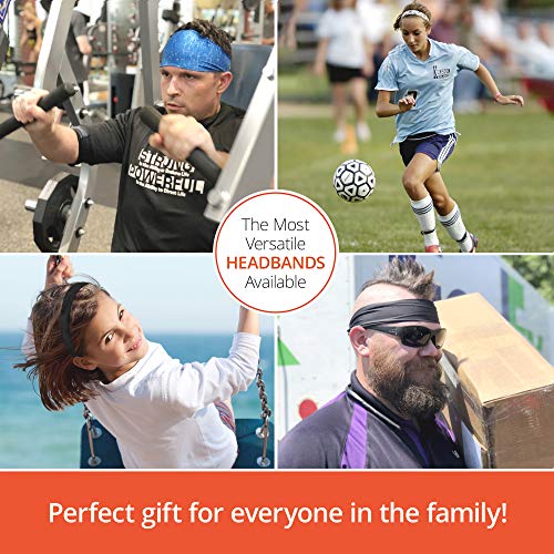 Non Slip Headbands for Girls | BaniBands Sports Headband | No Slip Band Design - Thumbnail 2