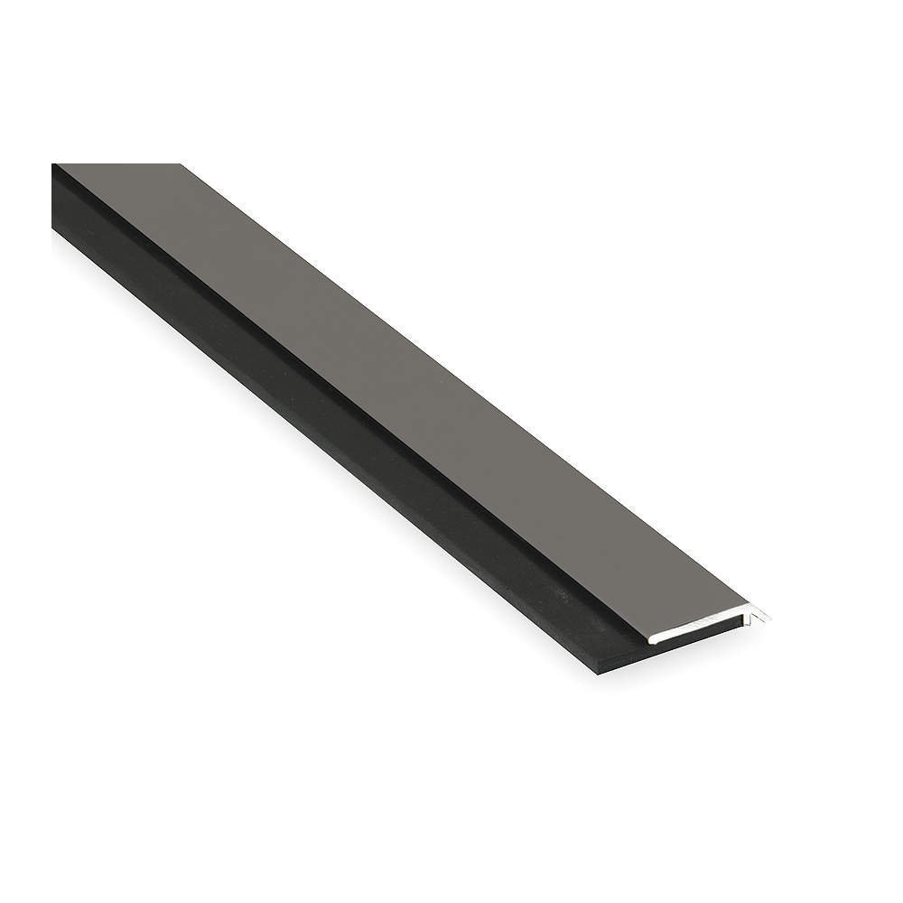 Pemko-315CN48 Door Bottom Sweep, Clear Anodized Aluminum with Black Neoprene Insert, 0.25