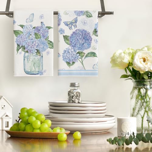 Artoid-Mode-Hydrangea-Vase-Butterfly-Spring-Kitchen-Towels-Dish-Towels-18×26-Inch-Summer-Flowers-Holiday-Decoration-Hand-Towels-Set-of-2 Artoid Mode Hydrangea Vase Butterfly Spring Kitchen Towels Dish Towels 18×26 Inch Summer Flowers Holiday Decoration Hand Towels Set of 2
