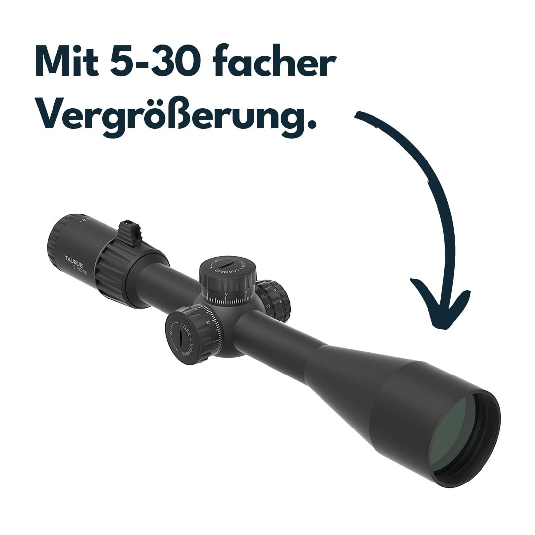 Vector Optics SCFF-66 Taurus 5-30x56 Genii MIL Cannocchiale da tiro per caccia e softair
