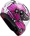 LS2 Casco de moto RAPID POPPIES Rosa, Blanco/Rosa, XS