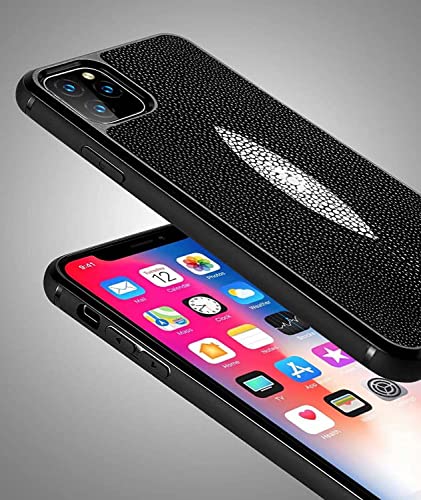 Coque cuir iPhone 14 Pro premium avec doublure microfibre douce
