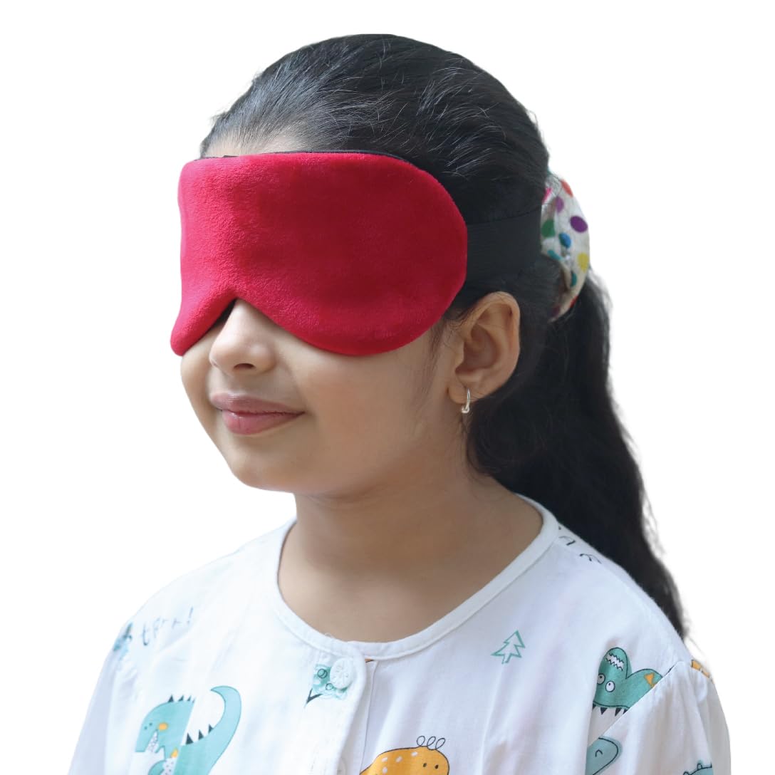 SandPuppy Eyemask (Pack of 2) - Eye Mask for Sleeping, Meditation, Traveling & Nap Anytime Anywhere | Light Blocking Soft Fleece Fabric material | Coral Red & Charcoal Grey (B09ZYGWRVZ) Amazon Price History, Amazon Price Tracker