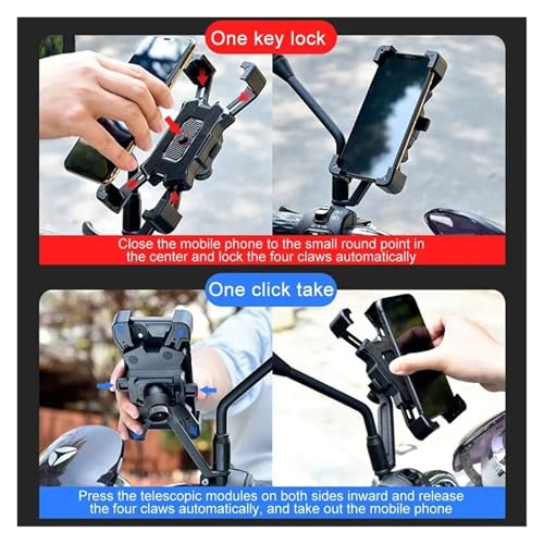 Support de téléphone universel VTT moto et vélo électrique stable