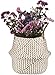 7WUNDERBAR Cesto di alghe Vaso di Fiori Cesto di Fiori di Paglia Cesto di Pancia vasi di Piante Cesto di Biancheria Cestino da Picnic Cestino Pieghevole di stoccaggio Grande con Manico (C#36CM*32CM)