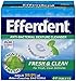 Efferdent Fresh & Clean Anti-Bacterial Denture Cleanser Tablets, 44 count | Pack of 2