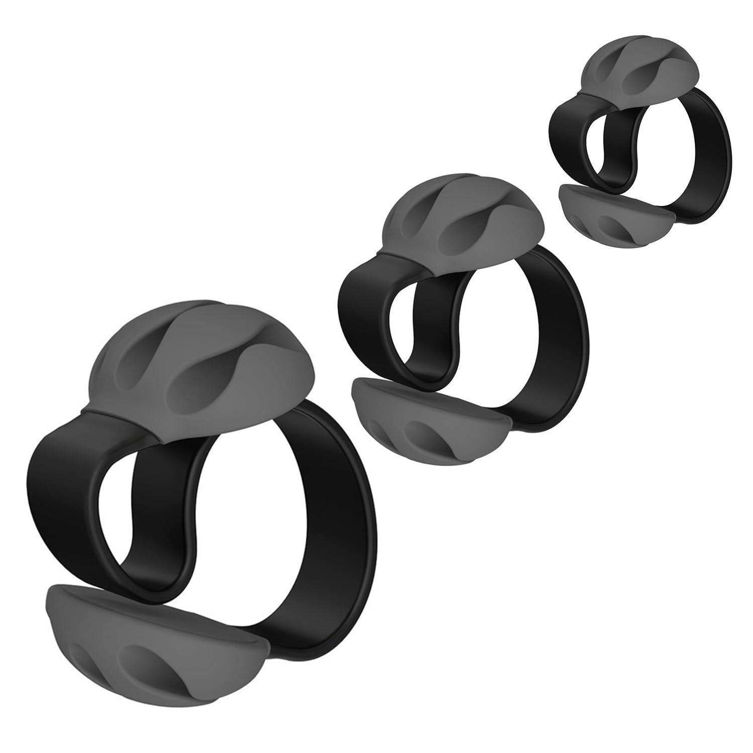 Jiulory Cable Holder - Cord Organizer - Cable Management Clips - Wire Holder System -3 Packs Multipurpose Cable Clips for Phone Chargers, USB Cables -