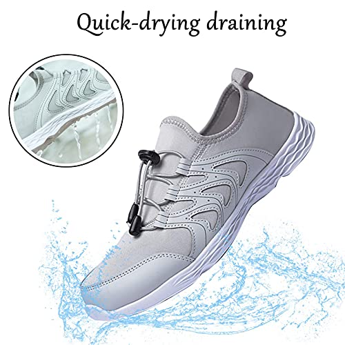 Men's Quick Dry Water Shoes Lightweight Slip on Athletic Water Sport Walking Shoes3