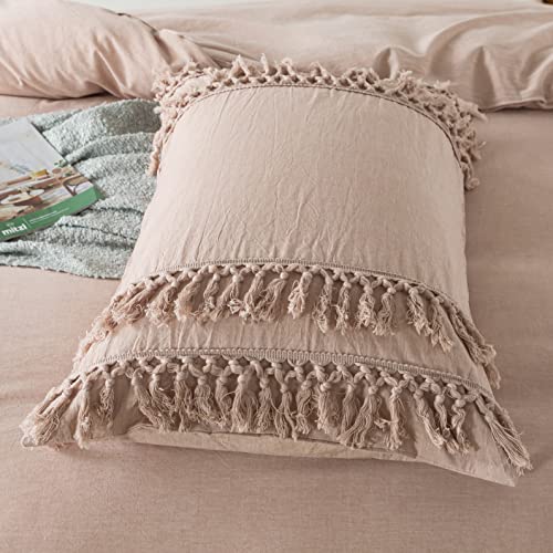 image for Softta Boho Twin 3Pcs Duvet Cover Set Lightweight Aesthetic for Girls 