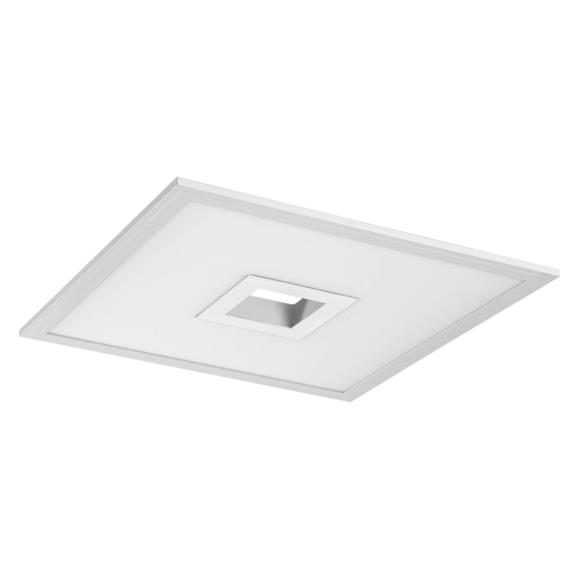 LEDVANCE SMART+ PLANON Hole pannello LED WiFi con foro, bianco, 24W, 2500lm, luce bianca regolabile 2700-6500K + retroilluminazione RGB, DIM, controllo da app, compatibile con Amazon, Google, ecc.