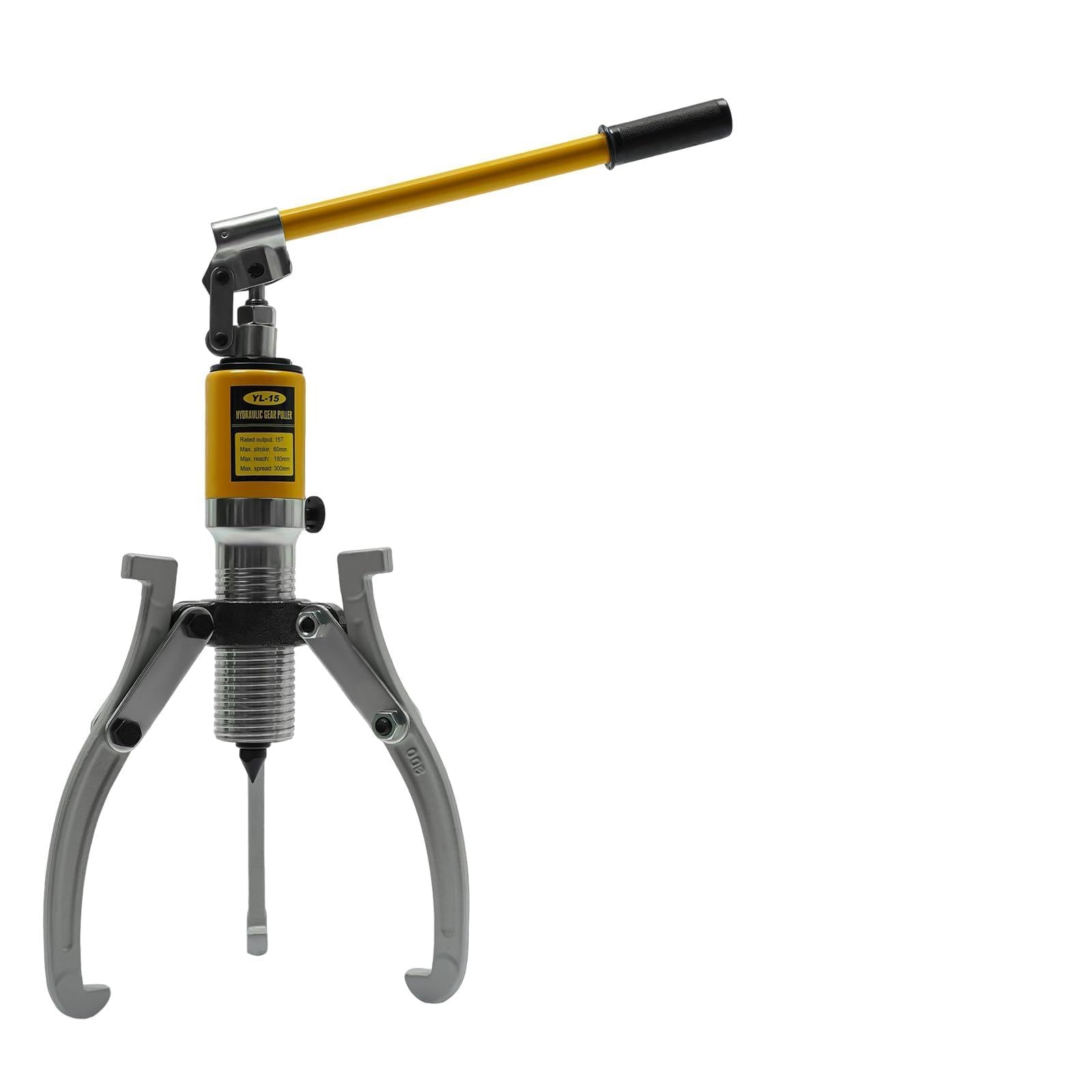 15T - Extractor hidráulico hidráulico de cojinetes, juego de extractor de cubos, 15 toneladas de fuerza de tracción profesional para poleas, engranajes y cojinetes, bridas, robusto kit de extractor de