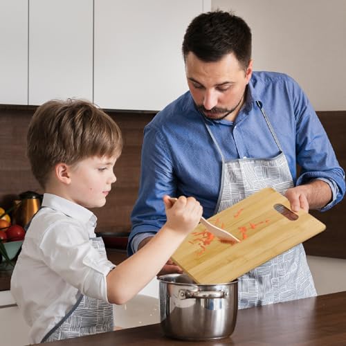 Niviy Gifts for Dad - Engraved Bamboo Cutting Board Christmas Gifts for Daddy - Dad Birthday Gifts from Daughter Son, Presents for Daddy on Father's Day Birthday Christmas - Image 6