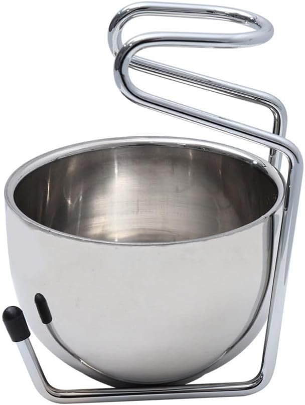 Shaving Set with Stand, Stainless Steel Alloy, Unique Design for Men